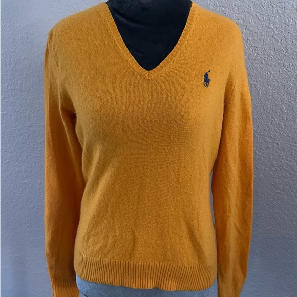 Ralph Lauren Other - Kid’s Polo Ralph Lauren Sport V-Neck Sweater – Yellow (Size L)
